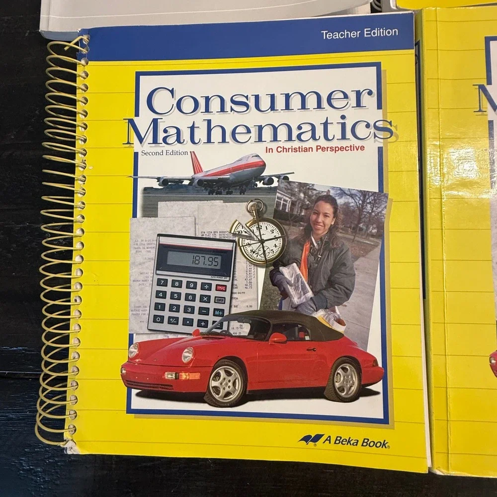 Abeka Consumer Mathematics 2nd Edition Set Teacher Student Solution Test Keys